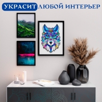 Пазл фигурный деревянный Sage Wolf, размер 19х28 см, 156 деталей