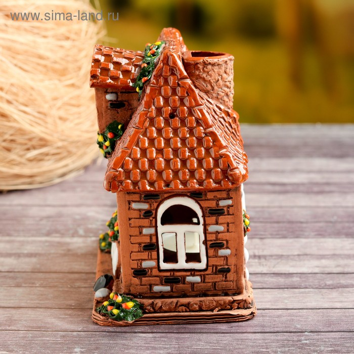 Аромалампа Домик «Натали», ручная работа, микс, 12,5 см Аромалампа Домик «Натали», ручная работа, микс, 12,5 см