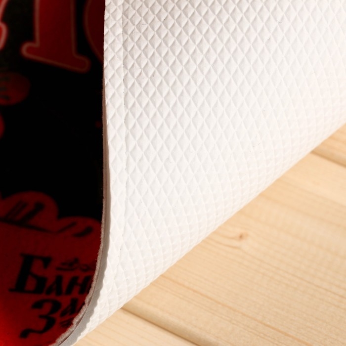 Коврик банный придверный с принтом Коврик банный придверный с принтом "Добро пожаловать"