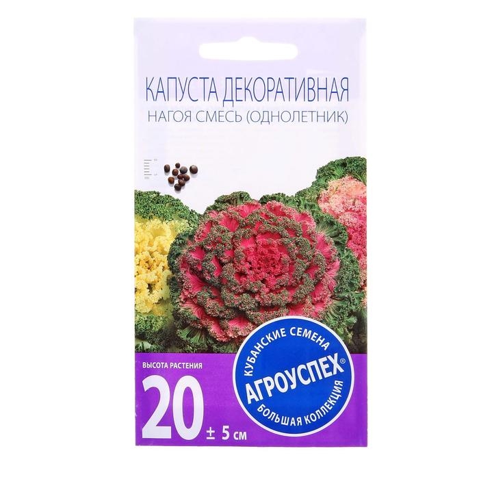 Семена цветов Капуста декоративная Нагоя, О, 10 шт Семена цветов Капуста декоративная Нагоя, О, 10 шт