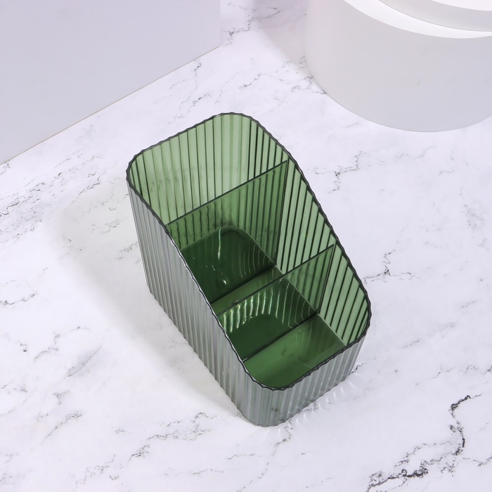 Органайзер для хранения маникюрных/косметических принадлежностей «LIGHT», 3 секции, 8,5 × 14,5 × 12 см, цвет МИКС Органайзер для хранения маникюрных/косметических принадлежностей «LIGHT», 3 секции, 8,5 × 14,5 × 12 см, цвет МИКС