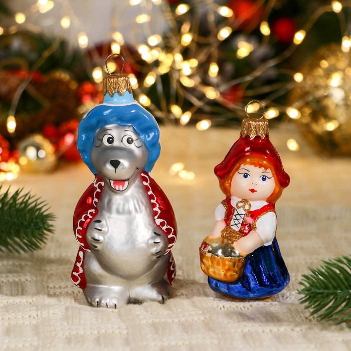 Набор Набор "Сказка 2", из 2 фигурок (h-12 см, h-10 см), в подарочной упаковке