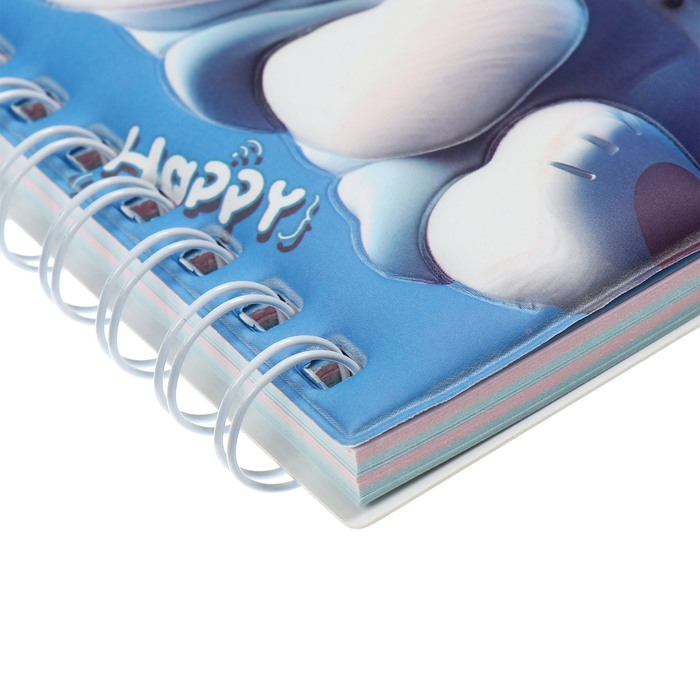 Записная книжка подарочная на гребне 80л,линия, цветной блок,обложка ПВХ 3D Мишка(17,6х13,5см) 105 Записная книжка подарочная на гребне 80л,линия, цветной блок,обложка ПВХ 3D Мишка(17,6х13,5см) 105