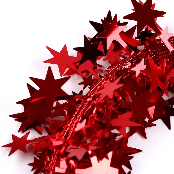 Новый год! Проволока для поделок и декора «Звёздочка» длина — 5 метров, цвет красный