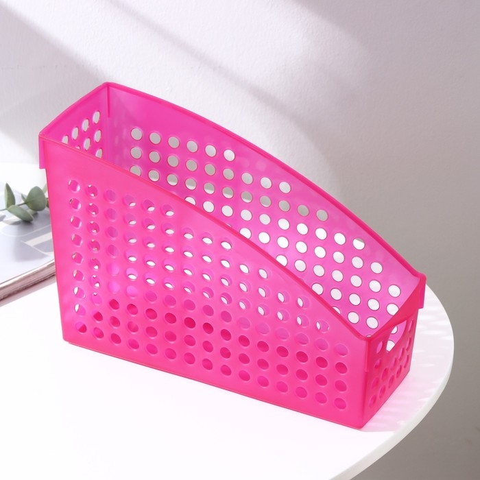 Корзина для хранения «Трамплин решето», пластик, 23×11×16 см, цвет МИКС Корзина для хранения «Трамплин решето», пластик, 23×11×16 см, цвет МИКС