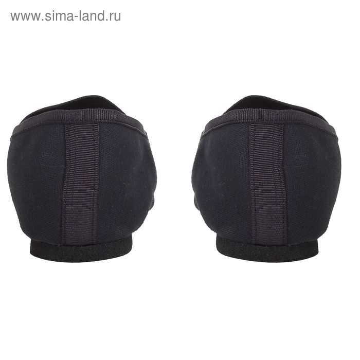 Джазовки тканевые, с резинкой, длина по стельке 25,5 см, цвет чёрный Джазовки тканевые, с резинкой, длина по стельке 25,5 см, цвет чёрный