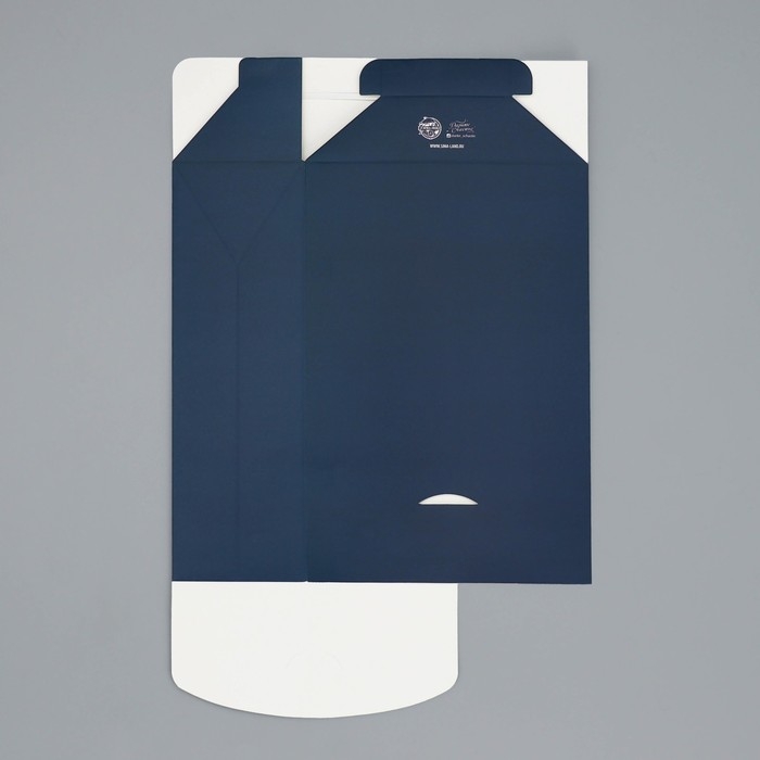 Коробка подарочная новогодняя складная &laquo;С новым годом!&raquo;, 15 х 7 х 22 см, Новый год