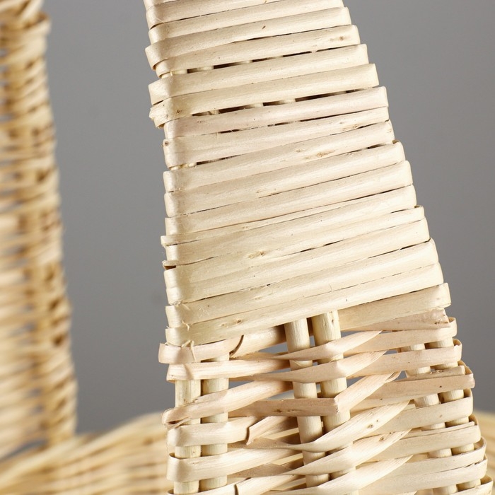 Корзина продуктовая, 52×31×14/45 см, ручное плетение, ива Корзина продуктовая, 52×31×14/45 см, ручное плетение, ива