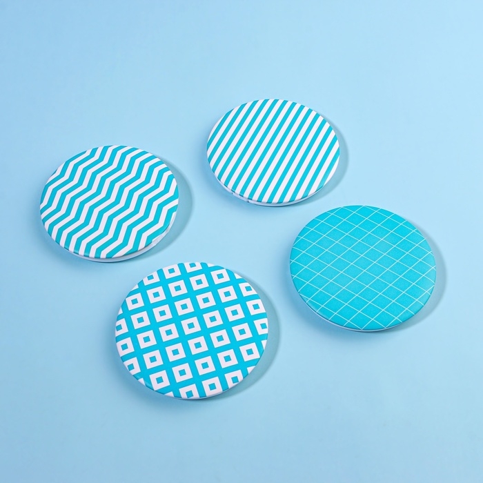 Зеркало складное «Геометрия», d = 7,5 см, рисунок МИКС Зеркало складное «Геометрия», d = 7,5 см, рисунок МИКС