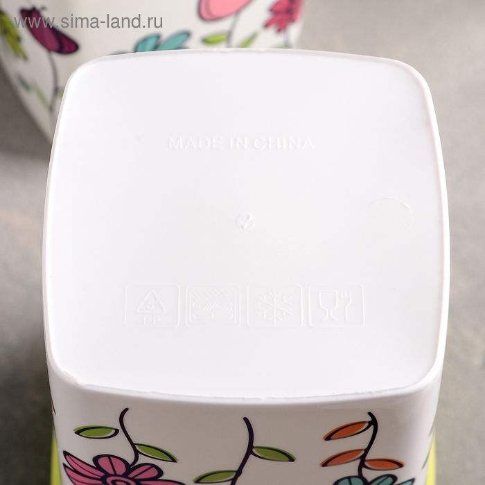 Набор банок для сыпучих «Клумба», 500 мл, 3 шт, цвет МИКС Набор банок для сыпучих «Клумба», 500 мл, 3 шт, цвет МИКС