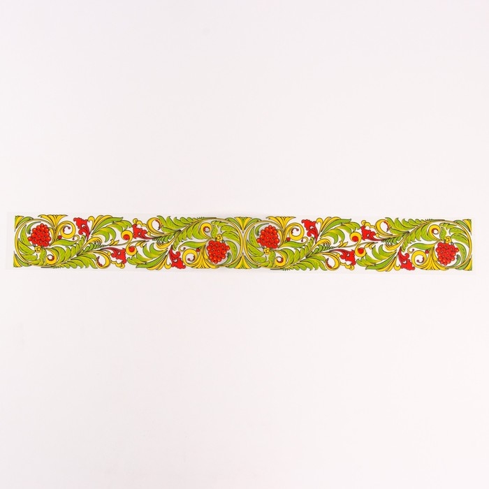 Термотрансфер «Хохлома полоса», 50 х 6 см, набор 10 шт. Термотрансфер «Хохлома полоса», 50 х 6 см, набор 10 шт.