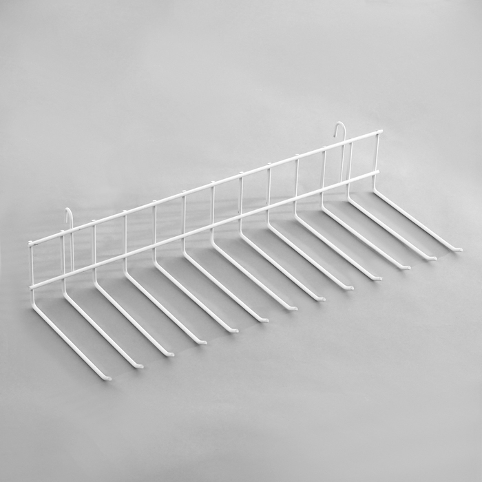 Крючок-гребенка, цвет белый Крючок-гребенка, цвет белый