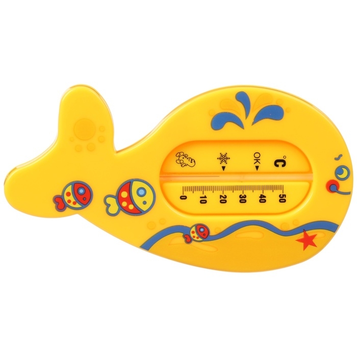 Термометр для ванны «Кит», цвета МИКС Термометр для ванны «Кит», цвета МИКС