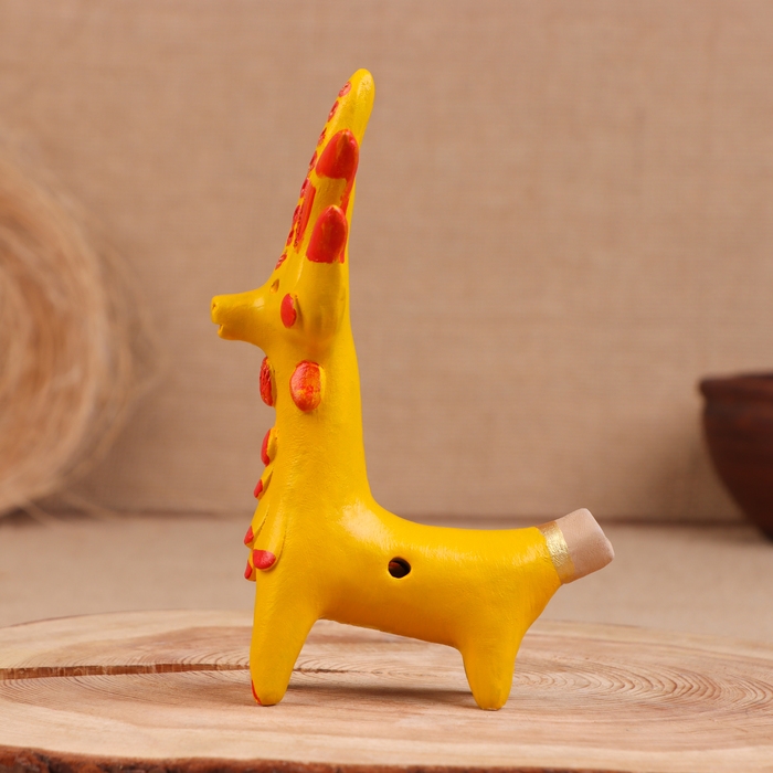 Абашевская игрушка  Абашевская игрушка "Олень-солнце", 15x7x15 см, Кукушкин И.И.