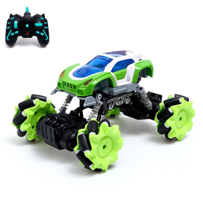 Джип радиоуправляемый DRIFT, 4WD, дрифт, работает от аккумулятора, цвет зелёный Джип радиоуправляемый DRIFT, 4WD, дрифт, работает от аккумулятора, цвет зелёный