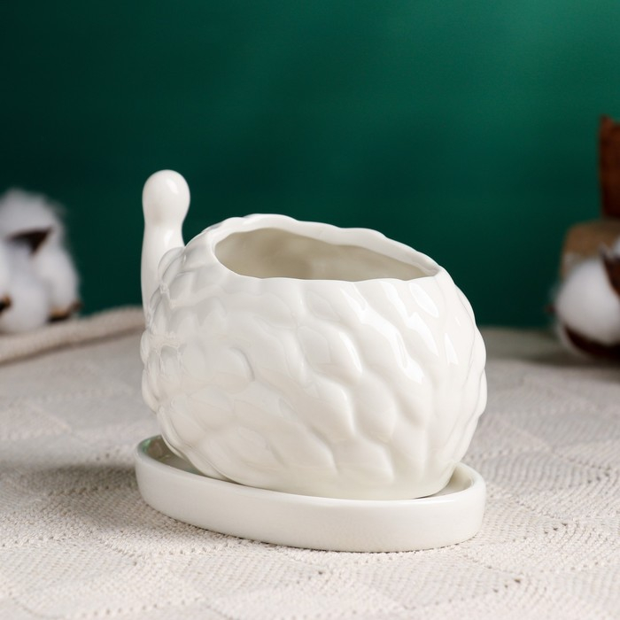 Горшок "Ежик кверху носик" 13х8,5х8см