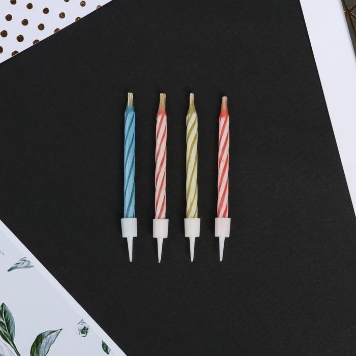 Свечи для торта незадуваемые «Магия мечты», 10 шт., 5,7 х 0,4 см Свечи для торта незадуваемые «Магия мечты», 10 шт., 5,7 х 0,4 см