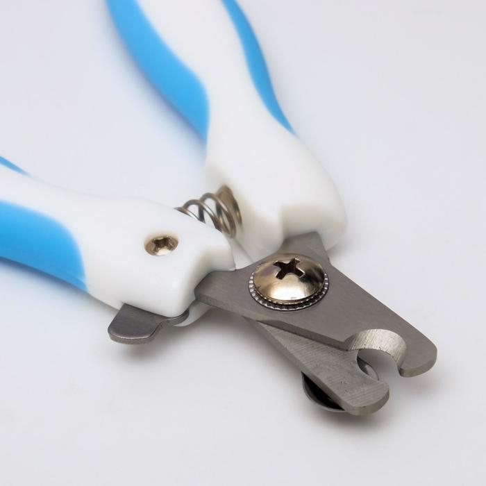 Набор для когтей Набор для когтей "Гармония": когтерез боковой (отверстие 8 мм) и пилка для когтей, голубой