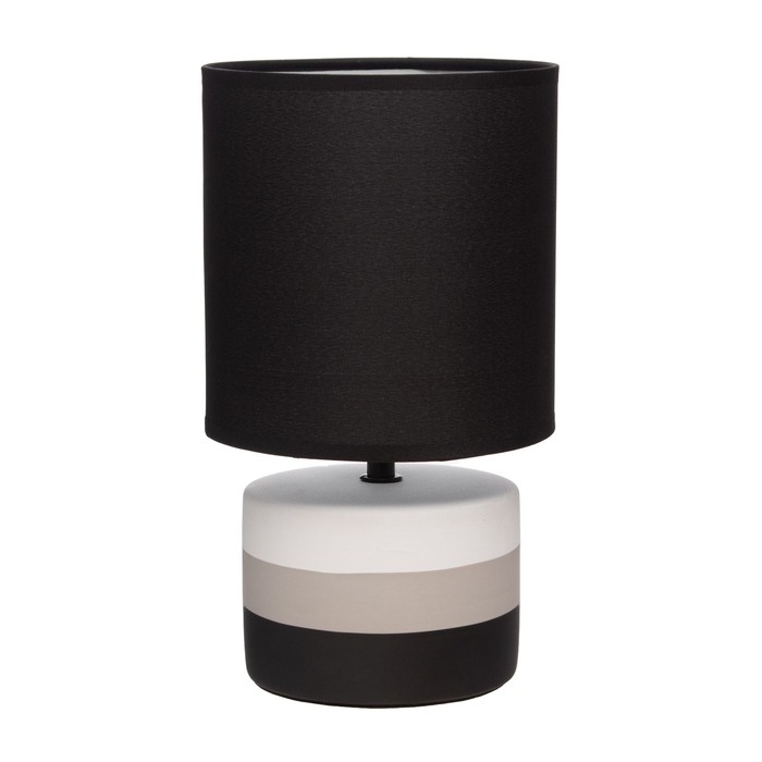 Настольная лампа Настольная лампа "Аристея" Е14 40Вт бело-черный 16х16х28 см