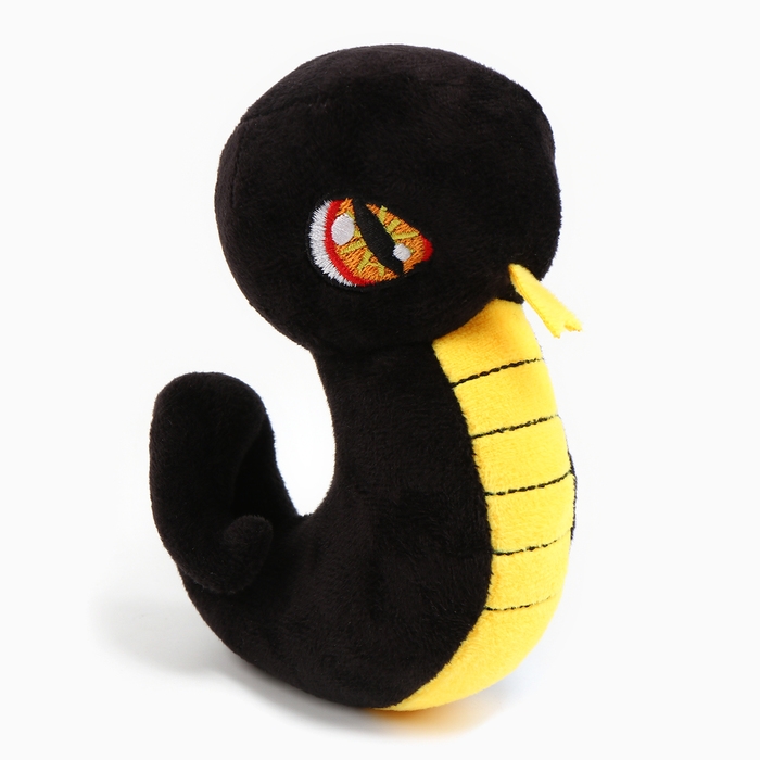 Новый год! Мягкая игрушка «Змейка», чёрно-жёлтая Новый год! Мягкая игрушка «Змейка», чёрно-жёлтая