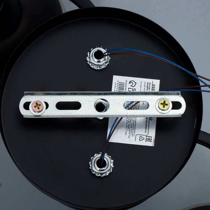 Люстра Люстра "Айрис" 2хЕ27 40Вт чёрный 42х15х23 см BayerLux