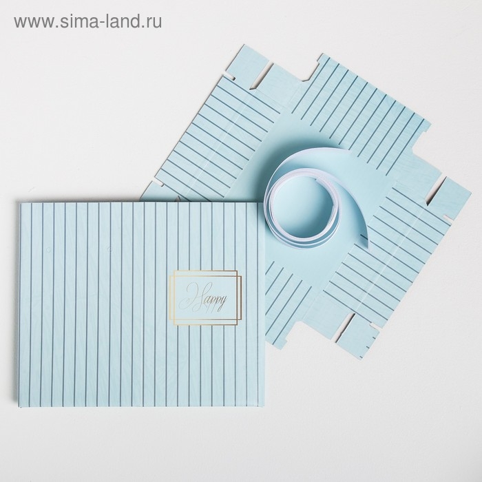 Коробка подарочная складная «Счастье», 10 х 18 см Коробка подарочная складная «Счастье», 10 х 18 см