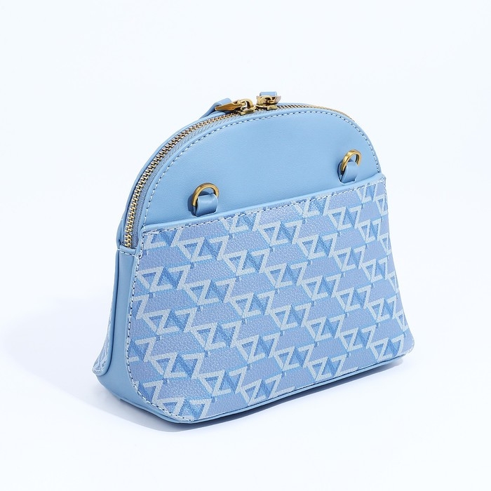 Сумка кросс-боди на молнии, цвет голубой Сумка кросс-боди на молнии, цвет голубой