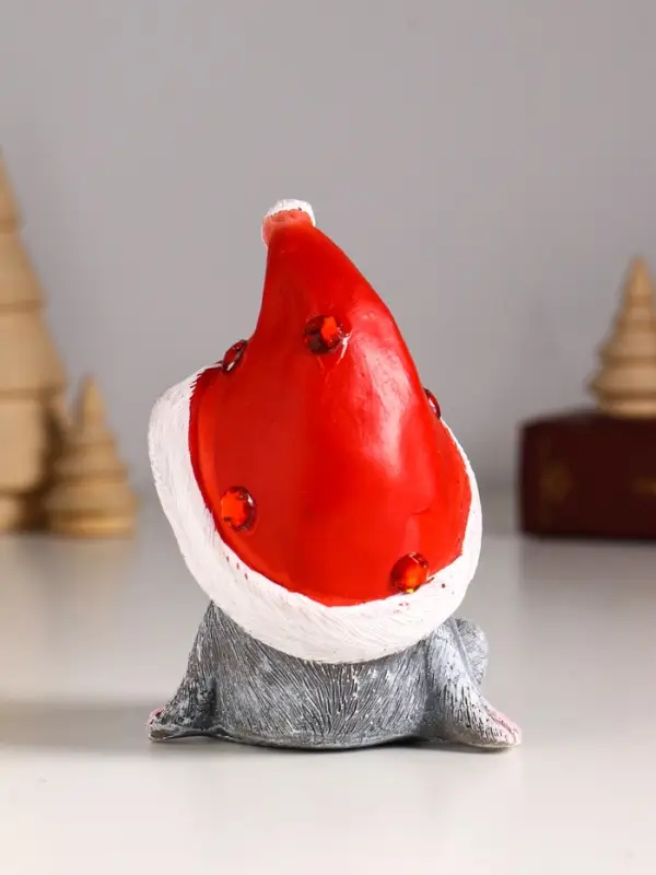 Фигура "Мышонок новогодний" 11х7,5х8,5 см