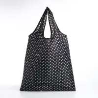 Сумка хозяйственная без застёжки, цвет чёрный