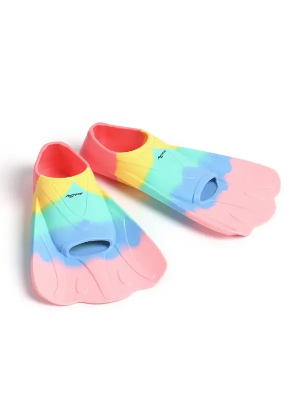 Ласты для плавания ONLYTOP, р. 30-32, цвет радужный