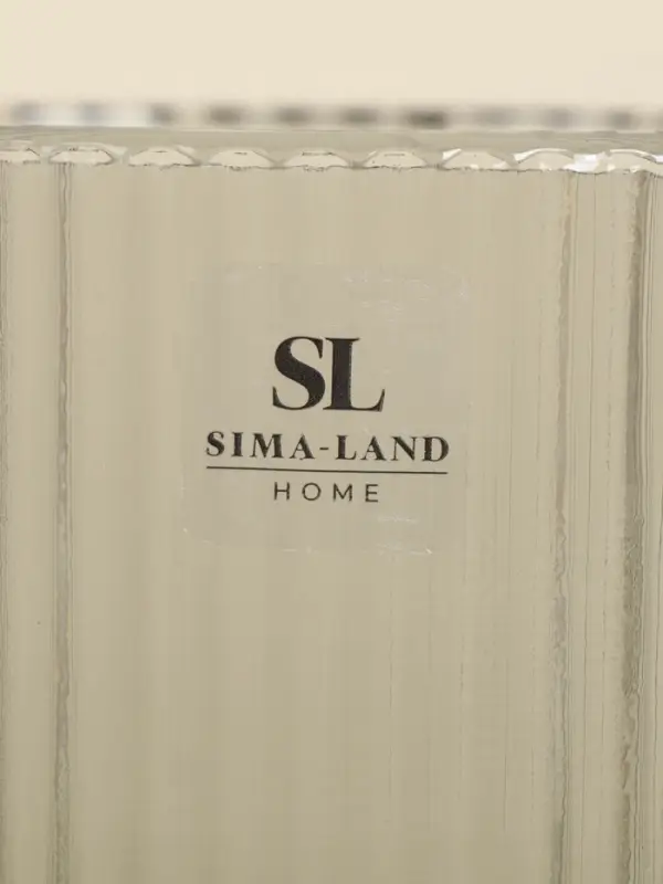 Бокалы для вина SL Home &laquo;Модерн&raquo;, 250 мл, 8&times;14.5 см, набор 2 шт., стекло, графитовые