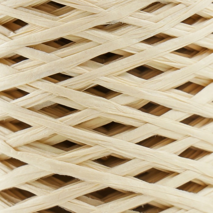 Пряжа 100% целлюлоза Пряжа 100% целлюлоза "Softino Raffia Color" ленточная, бежевая 200м ±2м 120 гр