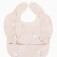 Нагрудник для кормления, непромокаемый с карманом &laquo;Нежные кролики&raquo; M&B