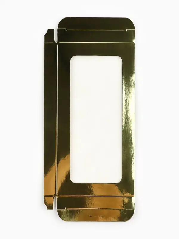 Коробка для шоколада новогодняя &laquo;Золото&raquo;, с окном, 17&times;8.5&times;1.5 см