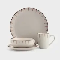 Набор кружек Доляна &laquo;Скандинавия&raquo;, 350 мл, 2 шт., керамика, бежевый