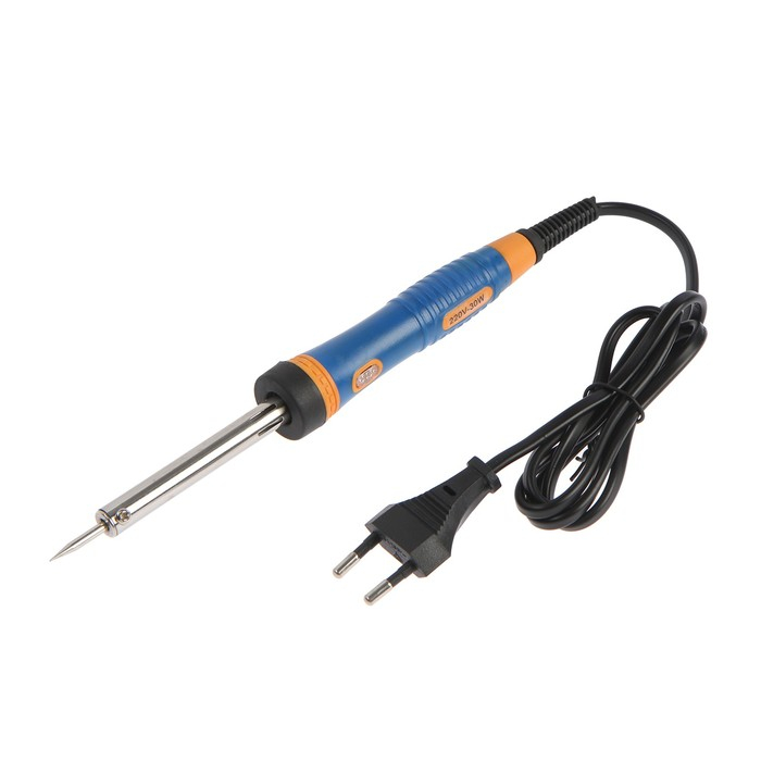 Паяльник ТУНДРА, двухкомпонентная рукоятка, долговечное жало, 30 Вт, 220 В Паяльник ТУНДРА, двухкомпонентная рукоятка, долговечное жало, 30 Вт, 220 В