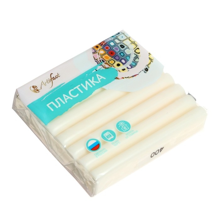 Пластика - полимерная глина, 50 г,  Пластика - полимерная глина, 50 г, "Суперпрочная формула", нейтральный