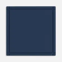 Лейбл из ПВХ Dzeta, L, темно-синий