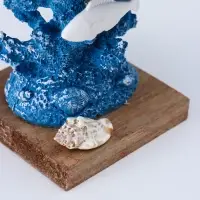Фигура полистоун &laquo;Рыбки у синих кораллов&raquo;, 6.5&times;14&times;19.5 см