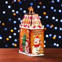 Подарочная коробка«Пряничный» 14.6×8.2×32 см