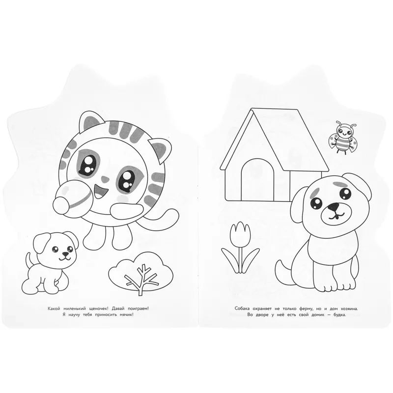 Раскраска На ферме. Малышарики. День рождения.16 стр. , 978-5-506-09677-1