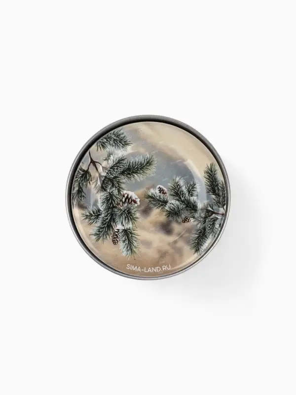 Свеча ароматическая новогодняя в банке «Лошади», аромат еловые ветки, 4.8 см Свеча ароматическая новогодняя в банке «Лошади», аромат еловые ветки, 4.8 см