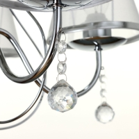 Люстра 2425/5 E27 40Вт хром 52х52х32-60 см BayerLux