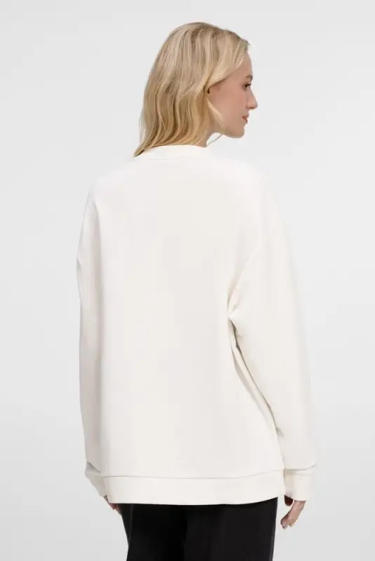 Свитшот унисекс Sinkopa, молочно-белый, размер M/L Свитшот унисекс Sinkopa, молочно-белый, размер M/L