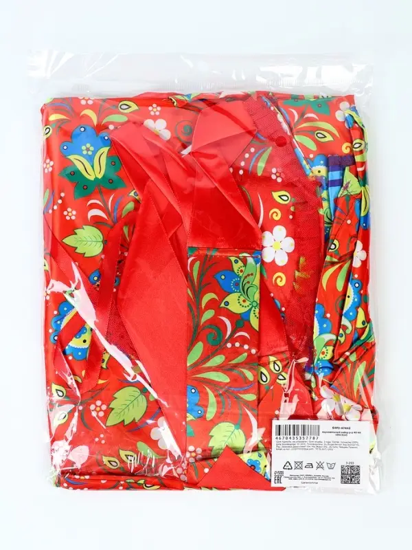 Карнавальный набор "Народная краса" юбка р-р 40-48, воротник, повязка, цвет красный