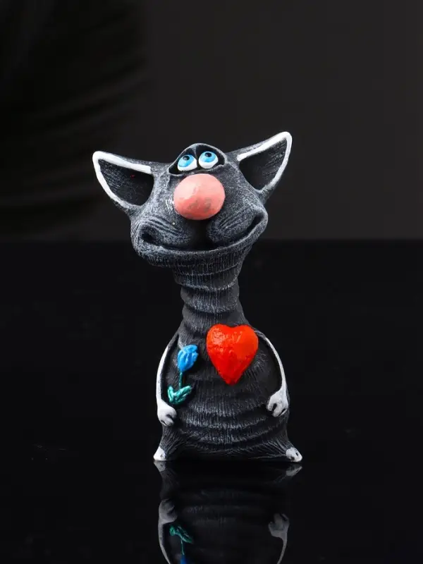 Фигурка полистоун &laquo;Кот романтик&raquo;, 8&times;5&times;5 см