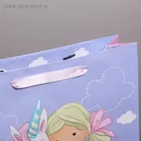 Пакет подарочный ламинированный, упаковка, «Маленькая принцесса», L 31 х 40 х 9 см