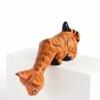 Фигура &laquo;Котёнок Рыжик подглядывает&raquo;, 17&times;14&times;6 см, дерево