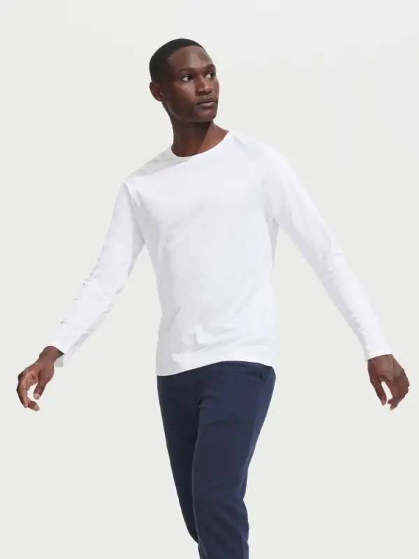 Футболка с длинным рукавом Sporty LSL Men желтый неон, размер S Футболка с длинным рукавом Sporty LSL Men желтый неон, размер S