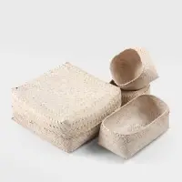 Набор плетёных корзин &laquo;Энди&raquo;, 28.5&times;28.5&times;18.5 см